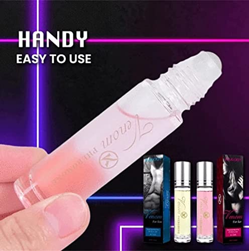 Qiuumey Venom Pheromone Perfume - Intimate Partner Erotic Perfume, Long Lasting Pheromone Perfume, Romance Pheromone Perfume, Sexy Roller Pheromone Fragrance Unisex (Women) #TOP4