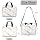 Bolsa para portátil con estampado mármol blanco y textura dorada miniatura 6