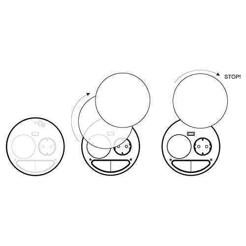 Bloc multiprise Smile Schuko chargeur sans fil induction multiprise USB noire de table - 5