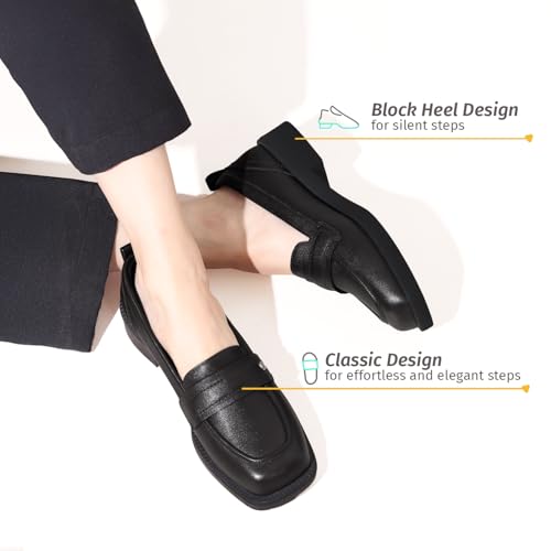 Image of YOHO Stella Loafers for Women | Comfortable & Stylish Bellies | Fashion Moccasins with Footpharma Footbed | Slip-on for Casual & Formal Wear | 002
