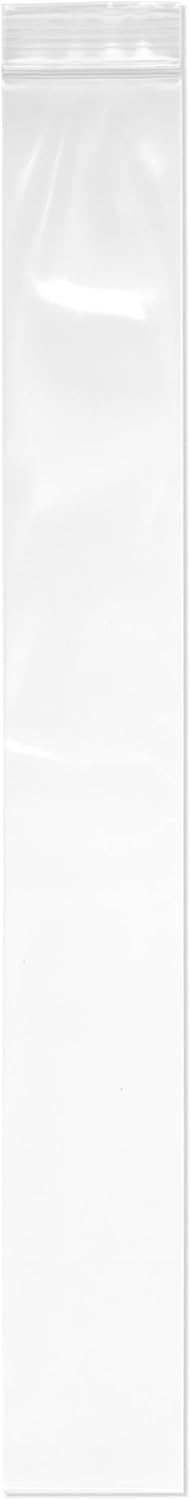 Plymor 2.5 x 13 (Pack of 500), 4 Mil Heavy Duty Zipper Reclosable Plastic Bags
