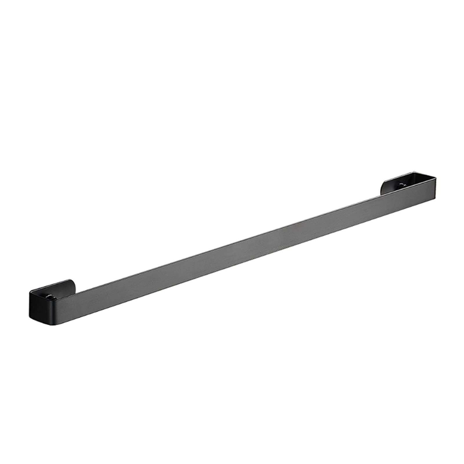 Étagère porte-serviettes noire au design compact et élégant