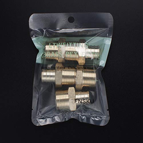 Ltwfitting 3/4-Inch Pex X 3/4-Inch Male Npt Adapter, Brass Crimp Pex Fitting(Pack Of 5) #TOP7