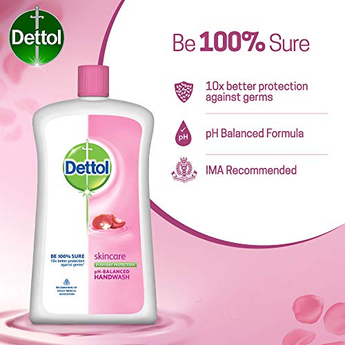 Image of Dettol Skincare Handwash Liquid Soap Jar, 900ml & Dettol Original Handwash Liquid Soap Jar, 900ml