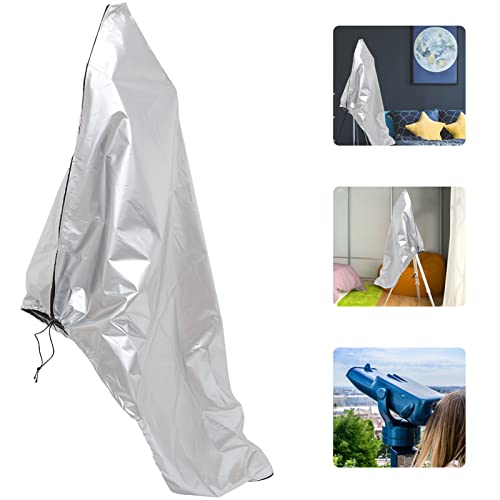 Telescope Cover Outdoor Sun Proof Astronomical Telescope Cover With Adjustable Drawstring For Indoor Or Outdoor Use Silver #TOP7