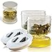 SUANGXI Jar de pepinillos con Frasco de gotor, pepinillo y Jarra de Reloj de Arena de Oliva, Separador de Jugo, para Almacenamiento de Alimentos herméticos