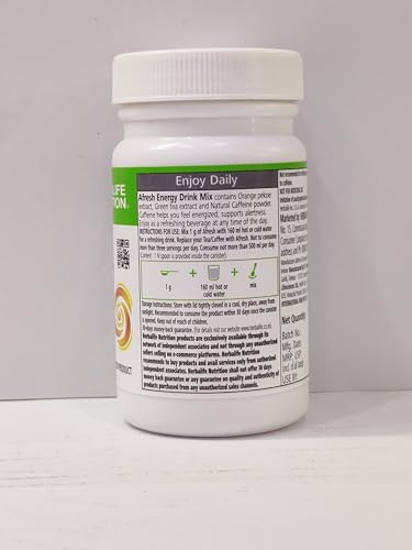Image of Herbalife Nutrition Afresh Energy Drink Mix Elaichi 50 g Pack of 2