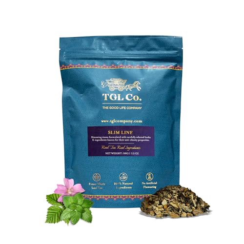 Image of TGL Co. Slim Line Tea Loose Leaf 100 Gm | Body Detox Prosperities | Relives Constipation | Aids Metabolism | Healthy Digestion