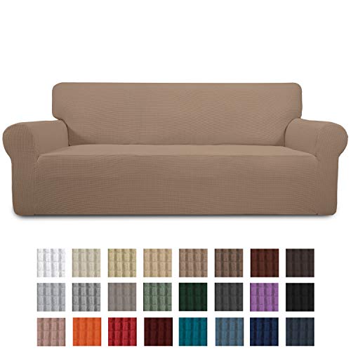Easy-Going Stretch Sofa Slipcover 1-Piece Couch Sofa Cover Furniture Protector Soft with Elastic