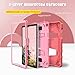 Fintie Kids Friendly Case for Samsung Galaxy Tab A11+ Plus 11 Inch 2025/ A9+ Plus 2023, Fully-Body Rugged Heavy Duty Shockproof Protective Case with Kickstand & Shoulder Strap, Pink