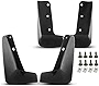 A-Premium Set of 4PCS Mud Flaps Splash Guards Mudguards Mudflaps with Hardware Accessories Compatible with BMW i3, 2014-2020, Hatchback Only, 4-Door, Front and Rear (Driver & Passenger Sides)