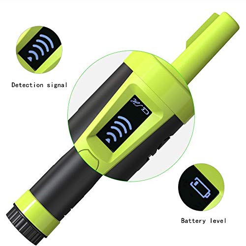 Metal Detector Ip68 Fully Waterproof Lcd Screen Display Three Modes 360°Scanning Unearthing Treasure Finder With High Sensitivity For Locating Gold Coin Silver Jewelry Include Battery #TOP3