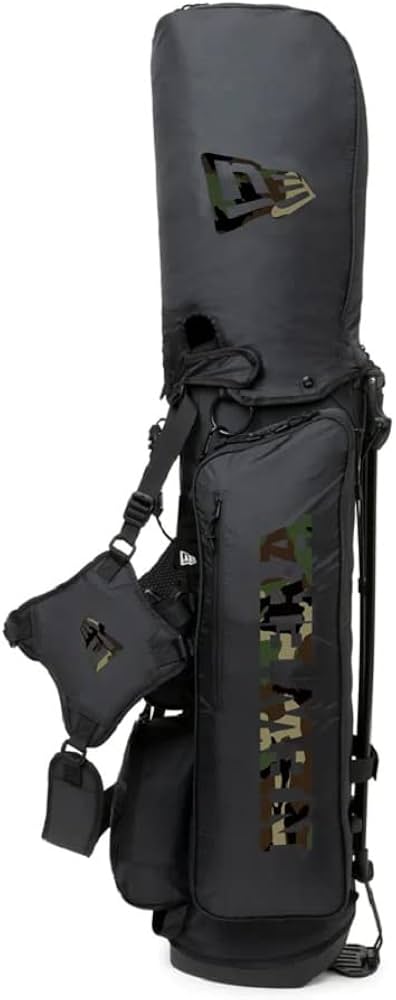 Amazon.co.jp: [ニューエラ] GF STAND CADDIE BAG BLK CAM : スポーツ