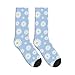 Daisy Flower Socks for Women Men, Novelty Holiday Cute Cozy Crew Ankle Socks for Golf,Sports, Running, Travel (US, Alpha, One Size, Regular, Regular, Daisy)
