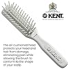 Kent-AH10W-Airhedz-Pro-Narrow-Pin-Hair-Brush-Fat-Pin-White-for-Detangling-and-Grooming Kent AH10W Airhedz Pro Narrow Pin Hair Brush (Fat Pin, White) - for Detangling and Grooming