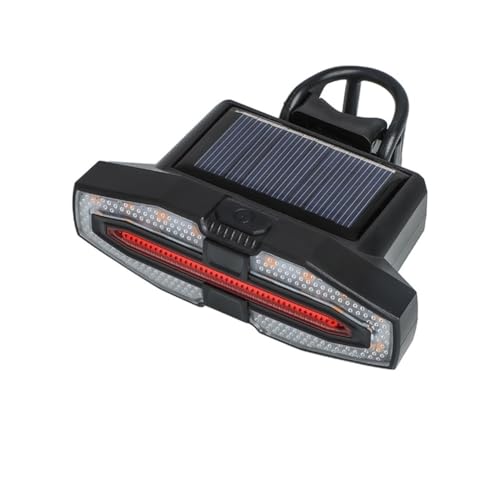 Feu arrière vélo clignotant solaire pour ne plus jamais manquer de batterie