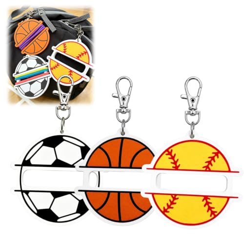 Scrunchie Holder Keychain Ball Backpack Charm HairTie Organizer combination image 4