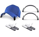2Pcs Hat Curve Bender, Plastic Hat Brim Shaper Hat Bender Brim Hat Shape Keeper Hat Curve Tool for Baseball Caps Hat Curver (2 Pcs)