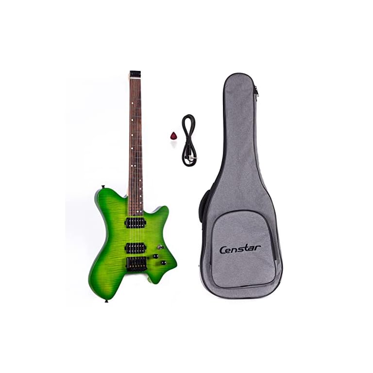 Censtar Headless Solid Body Electric Guitars; ASH Body and Roasted