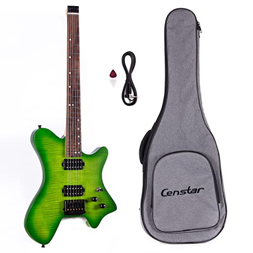Censtar Headless Solid Body Electric Guitars; ASH Body and Roasted