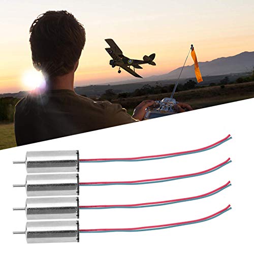 4 Pcs Micro Coreless Motor High Speed Low Consumption Drone Motors Coreless Motor for DIY Aircraft Model 44000Rpm - Image 4