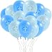 Boy's - Blue and Silver First Holy Communion Latex Balloons - 15ct