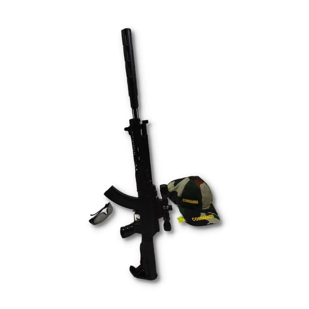 TILLU TIM TIM TOYS 90 CM Long Black Toy Gun for Boys Upto Age 18 Enjoy IT with BB Bullets Cap Gun (B0C8BG5YQ4) Amazon Price History, Amazon Price Tracker