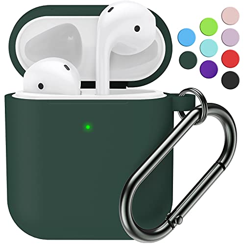 Marge Plus for Airpods Case Cover with Keychain, Silicone Skin Cover for Women Men Compatible with Apple Airpods 2/1 Charging Case (Front LED Visible)
