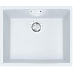 Fregadero Sirius Franke Tectonita 110-50 125.0331.033 Sirius - Fregadero empotrado, color blanco y cromado 498 x 408 x 200 mm