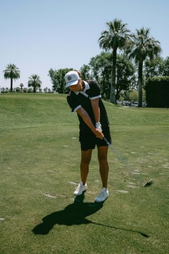 Image of BRIMZ Golf Performance Hat - Tee Holder & Magnetic Brim - Breathable Sweat & Water Resistant Golfing Snapback Cap