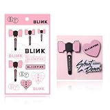 BCHMN BP Broschen und Aufkleber Set, 2-Teiliges BP Merch für Kpop Fans, K pop Merch Geschenke