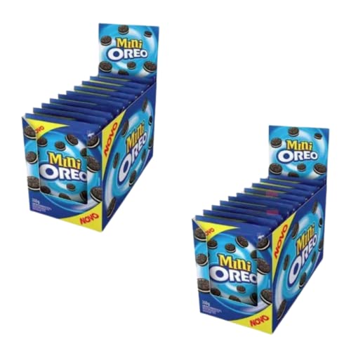 Kit 2 Displays Mini Oreo Sabor Chocolate Recheio de Baunilha