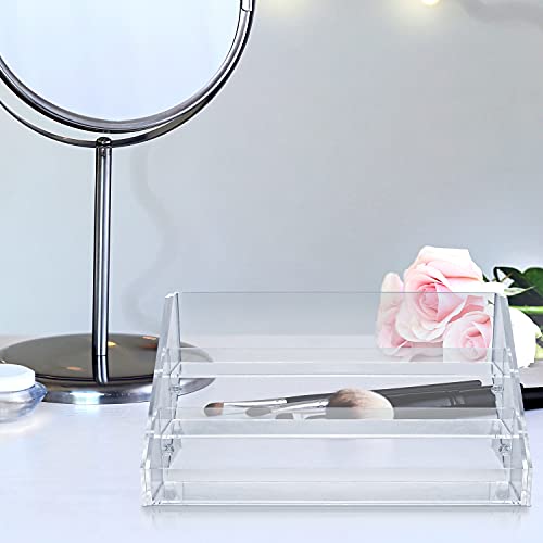Kurtzy 3-Stufige Nagellack Aufbewahrung Regal Organizer - Acryl Box L23,5x B12,5x H11,5cm Hält bis zu 30 Standard-Größen… – Bild 6