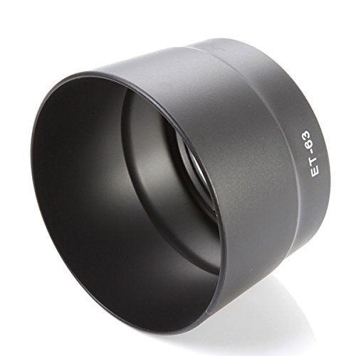 Amazon | ピーシーエーテック Canon レンズフード 互換品 ET-63 EF-S55 