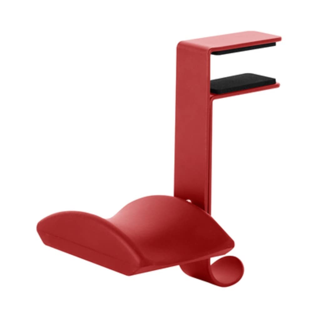Gaming Accessori Supporto da Scrivania Supporto Universale per Cuffie da Gioco Supporto per Cuffie Supporto per Cuffie Risparmio di Spazio Stand Over-Ear da Gioco(Rot,C)