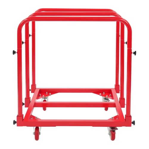 Carretilla industrial de acero roja 1400 lbs 31"x28"x35" miniatura 7