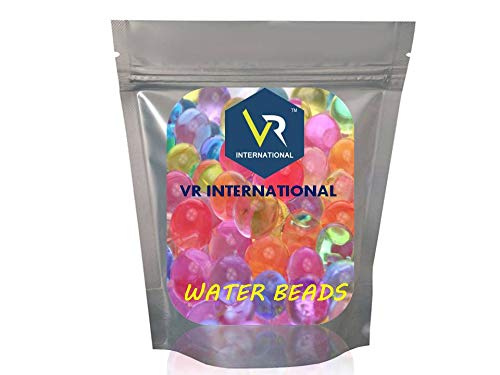 VR INTERNATIONAL 4oz -Almost 15,000 Jelly Bead, Water Bead Gel - Rainbow Mix