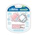 Dr. Brown's Advantage 100% Silicone Baby Paci Symmetrical Soother, 0-6m, BPA free, Pink, 2 Pack + Clip