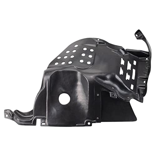 Image of TRQ Front Driver Side Engine Splash Shield Black Compatible with 2005-2007 Ford Escape FO1250140