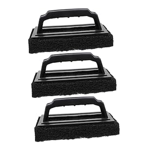 CIYODO 3Pcs Grill Cleaning Brush Portable Handheld BBQ Cleaning Brushes for Outdoor Cooking Household Cleaning Accessories for Grills and Barbecues