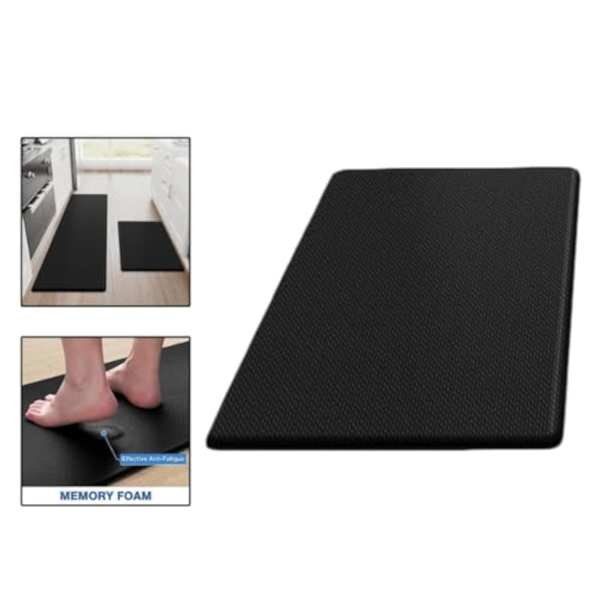 Soft Bathroom Door Mat for Indoor Nursery Living Room Black