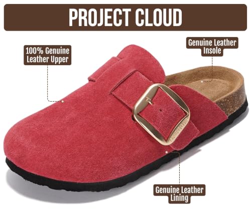Image of Project Cloud 100% Genuine Leather Clogs for Women 2026