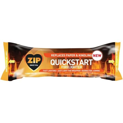 Zip Quickstart Firelighter Block Instant Light Chimenea Firepit Firelighter 150g