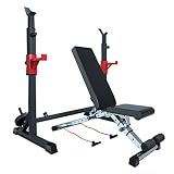 TOE Multifunctional Weightlifting Bench Press Bench Squat Rack Height Adjustable Folding Dumbbell Be