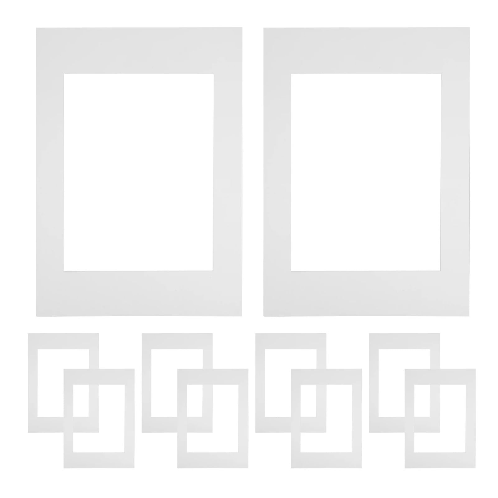 Cardboard Photo Frame 10pcs White Cardboard Matting For Picture Frames With Openings Suitable A4 Photo Art Prints And Pictures For Craft