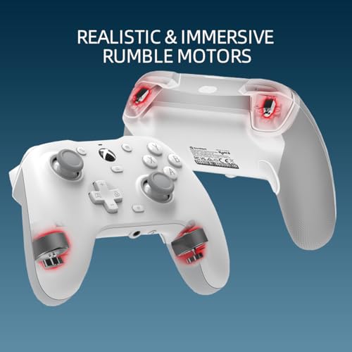 GameSir G7 HE C Wired Controller,Officially licensed Controller with Hall Effect Joysticks for Xbox Series X|S, Xbox One, Windows 10|11,Xbox Officially licensed Controller (White)