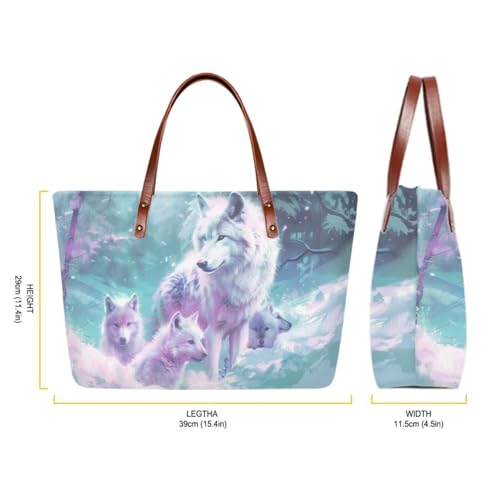 Image of 2PCS Tote Bag for Women Top Handle Purse with Wallet, Hobo Bag Tote Shoulder Bag with PU Cosmetic Bag