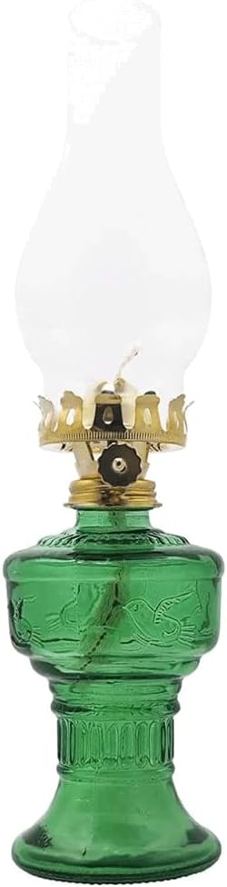 Kerosene Lamp Vintage Glass Oil Lamps with Replaceable Clear Shade Hurricane Lamp Vintage Lighting Kerosene Oil Lamp