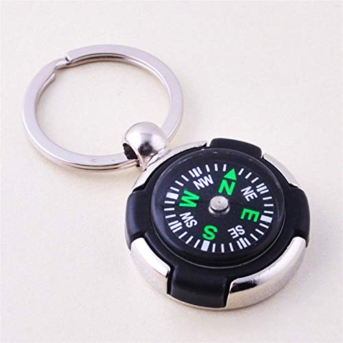 Porte-clés boussole de pneu avec occlusion précise pour petits pendentifs personnalisés