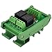 Electronics-Salon DIN Rail Mount 2 SPDT 10Amp Power Relay Interface Module, DC 5V Version.